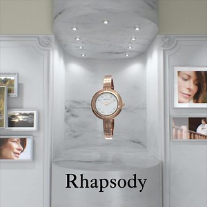 2.4K views | Inspired by a Bulova heritage watch, the new Rhapsody features eight diamonds on the dial and takes you from office to special occasion with ease and elegance. Models in the collection: 97P145 €349 (rose gold with white dial, as shown in video) 97P144 €349 (yellow gold with silver dial) 98P194 €349 (two-tone rose with brown dial) | Bulova | Facebook