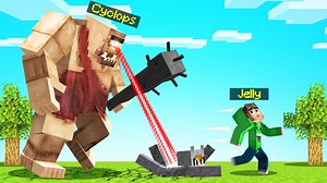We Found A MEGA CYCLOPS In MINECRAFT!