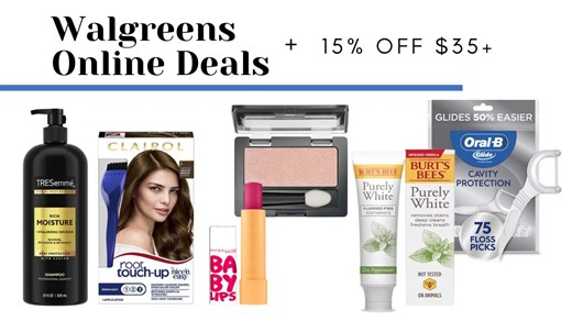 Walgreens Online Deals | TreSemme, Burt's Bees, Swiffer & More!