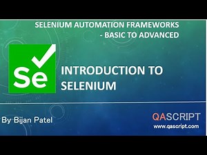 Selenium Automation Framework Tutorial - Introduction To Selenium