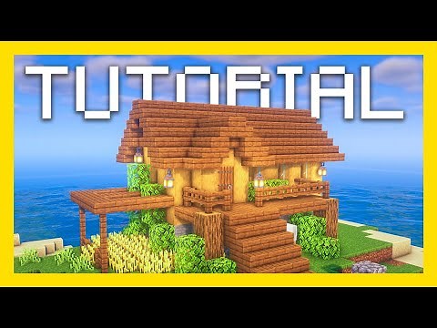 Cómo hacer una CASA de MADERA en MINECRAFT 🏡 FÁCIL y RÁPIDA