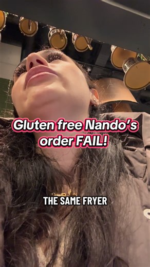 Gluten Free in London & Celiac Travels♥️ on Instagram: "Gluten-free ordering isn’t always simple 😂 Nando’s is usually great but this time I felt so anxious. So the manager first said there was gluten containing items THEN said there wasn’t and as a celiac, this is an immediate red flag! I had to double-check the fryer, allergens listed online + reorder — but we move☺️ Anyone else ask 1000 questions when eating out gluten free? #glutenfree #glutenfreefood #fail #glutenfreelife #nandos"