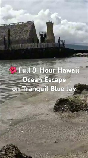 Hidden Kona Shoreline 🌺 Crystal Clear Hawaii Waters & Gentle Ocean Sounds