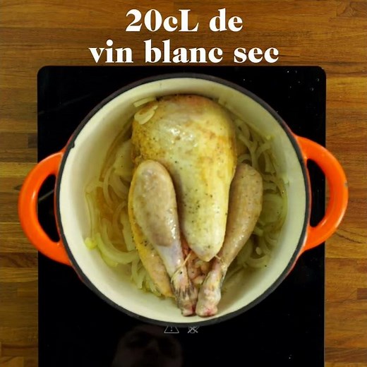 🍽️ Pintade en cocotte 🍗 #recette #cuisine #cocotte #pintade #faitmaison #délicieux