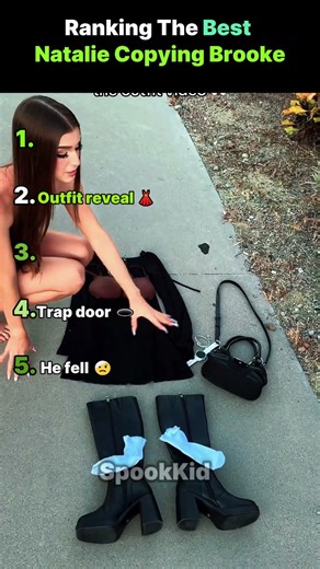 Ranking The Funniest Natalie Copying Brooke moments 😂 #shorts #trending #copycat