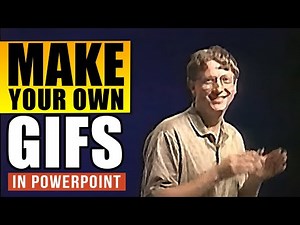 Make Animated GIFs in PowerPoint!