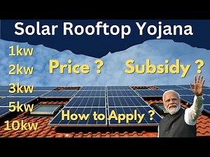 Rooftop Solar Panel Government Scheme | Solar Rooftop Yojana Apply Online | Panel Price & Subsidy |