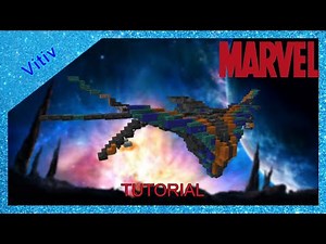 Marvel M-Class Spaceship Milano in Minecraft - 1:1 Scale - Tutorial