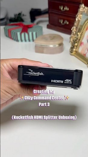 Creating My Cozy Command Center Part 3 | Rocketfish Splitter Unboxing