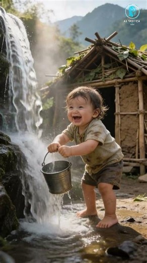 A Brave Kid Helps His Sick Mother in a Small Village | Emotional Short Story | AI Sketch Stories