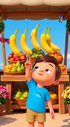 🍌 5 Bananas! Count & Learn for Kids 4-5 yrs 🎉