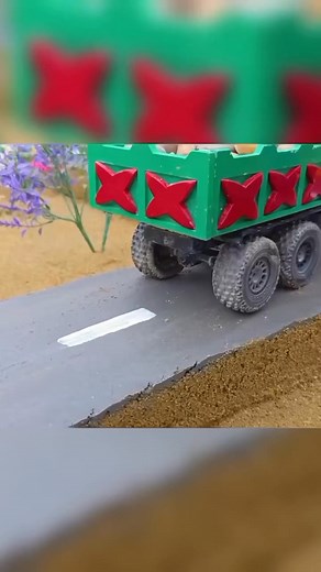 Diy mini tractor truck accident pulling #mini #tractor #truck #science #project | Animation Motivation