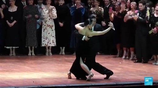 Argentine couple wins final of tango salon category in the Tango World Championship