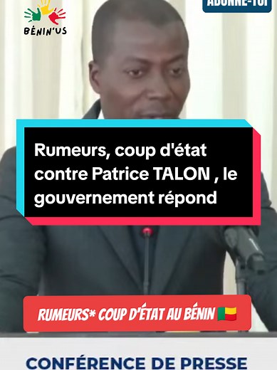 Conférence de presse du Porte-parole du Gouvernement, Wilfried Léandre HOUNGBEDJI au sujet de l'actualité nationale. @Souleymane Gbagbo koné