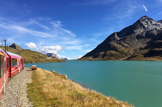 Bernina Express, uma viagem inesquecível de comboio