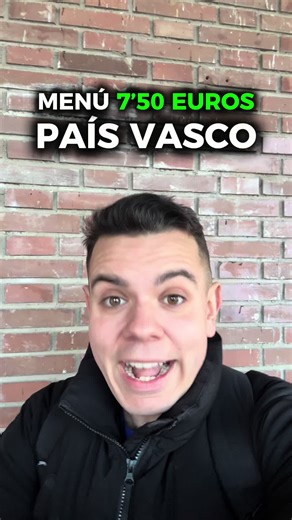 El menú más barato del País Vasco desde 7,50€