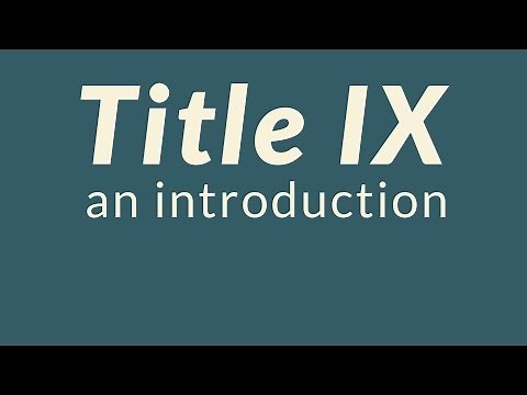 Title IX Introduction