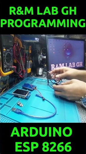 programming arduino end esp 8266#shrots #arduino #rmlabgh #arduinoproject #esp32 #maker