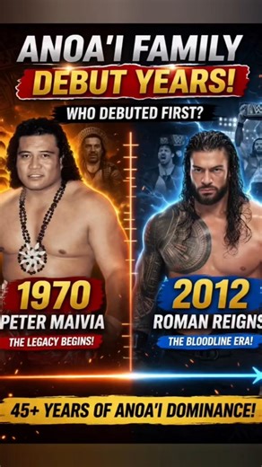Top Anoa’i Family WWE Debuts 🔥 Who Was First?