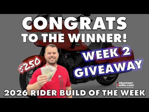 It's Time for our Week 2 $250 Giveaway in the Rider Build of the Week Contest! Enter for Week 3!