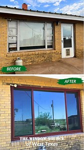 These new windows don’t just look great — they’re built for energy efficiency, helping reduce heat transfer and lower utility bills. Plus, every window comes with a lifetime glass breakage warranty for complete peace of mind. 🏡💪 Ready to upgrade your home? 📞 Contact The Window Source of West Texas today for your free, no-obligation quote! https://windowsourcewesttexas.com/?utm_source=organic%20social&utm_medium=social%20graphics&utm_campaign=organic%20social%20graphics #BeforeAndAfter #Window