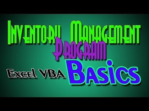 Inventory System 101 In Excel VBA a Step by Step Guide to the Basics
