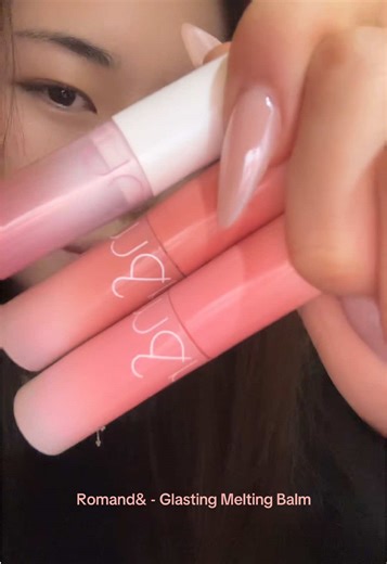 Romand& Glasting Melting Balm Review and Lip Product Showcase