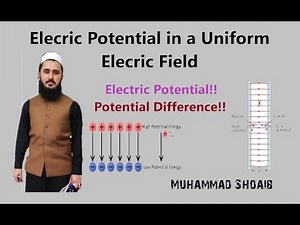Electric Potential in a Uniform Electric Field