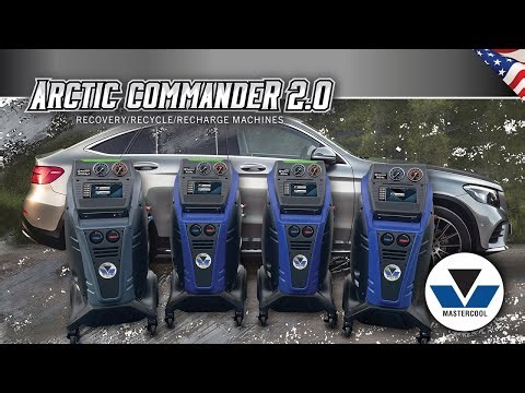 Mastercool Arctic Commander 2.0 R/R/R Machine - Recovery Recycle Recharge