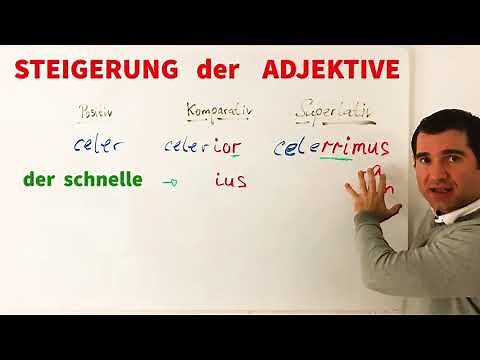 Comparison of adjectives in Latin - comparative and superlative