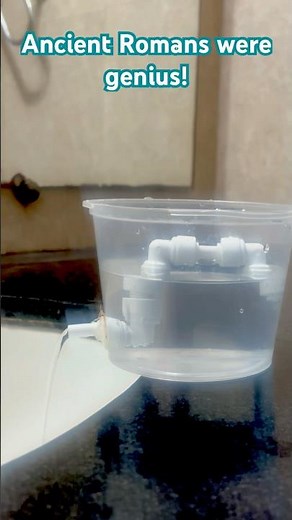 Water Siphoning Effect #explorephysics #sciencefacts