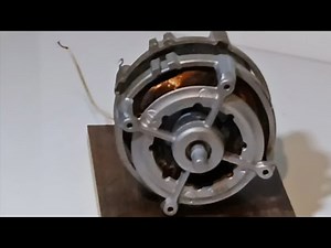 How to generate 240v of FREE ELECTRICITY from a WASHING MACHINE MOTOR and magnets
