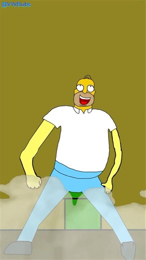Homer let the farts out 💨😂 #Meme #animationmeme #stinky