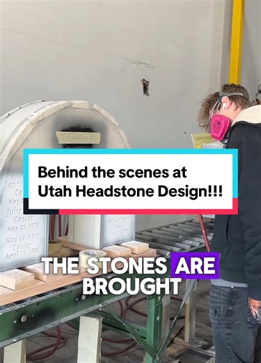A behind the scenes of what we do here at Utah Headstone Design! #utahheadstonedesign #utahheadstones #utah #layton #headstones