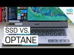 Intel OPTANE vs SSD: confronto su LAPTOP