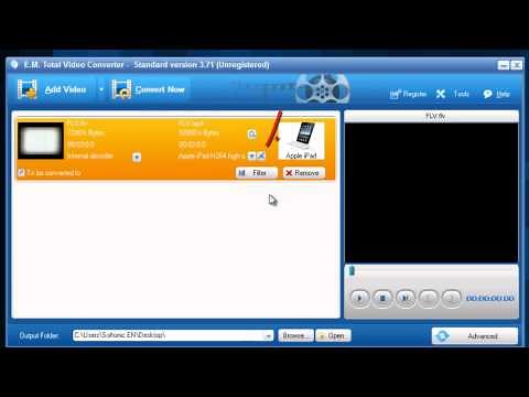 Cómo convertir el formato de un vídeo con Total Video Converter