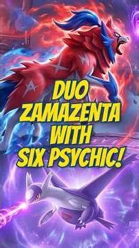 DUO! Zamazenta DEFEATED by SIX Different Psychic Type Pokemons! #pokemongo #shorts
