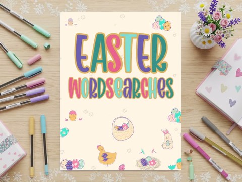 Easter Word Search Puzzles for Kids - Etsy Canada