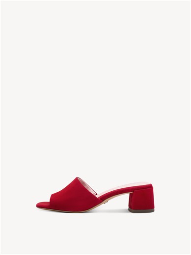 Leather Mule - red 1-27204-42-518: Buy Tamaris Mules online!