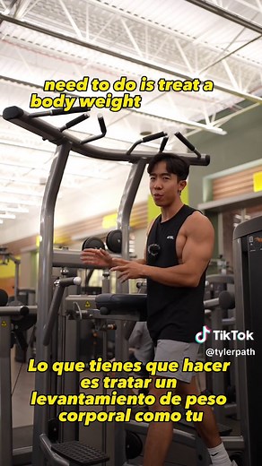 If youmrr struggling to get to your first bodyweight pullup, using the assisted pull-up machine is a great choice to eventually work up to full pullups. With that said, a lot of people use wat too much assistance and work in a way too high rep range. Treat getting to a pullup similar to getting to 225lb bench press — you’re not gonna just work with super light weight to get there are you? No, you must take a powerlifting style approach and work in a lower rep range (3-5 reps) to be exposed to he