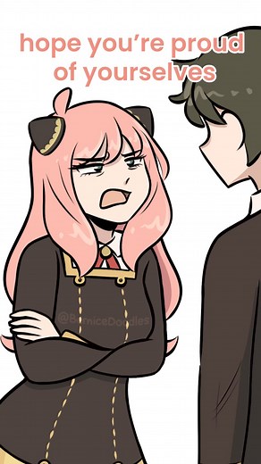 205K views · 8.2K reactions | Anya Punch! Video and art by: @bernicedoodles YT link: https://www.youtube.com/@bernicedoodles | Anya Forger | Facebook