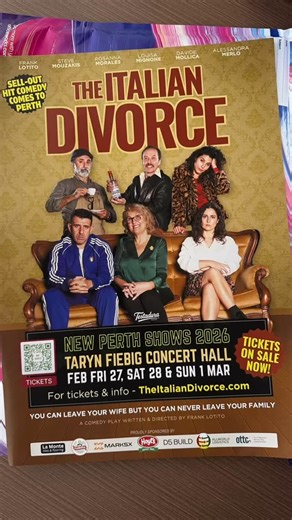 And just like that, it’s February. Our first visit is only weeks away - don’t miss out , grab your tickets to the show that will make you laugh and make you cry. #theitaliandivorce | The Italian Divorce