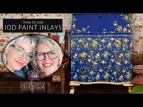 How to Use IOD Paint Inlays | Iron Orchid Designs Product Basics | Painted Furniture