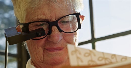 how can blind patients see and read again? scientists use eye implant with tiny solar cells