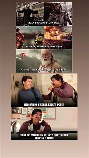 Hulk Saved Everyone… But Ruined Ned’s Life 😢💔 | Marvel Hidden Truth #marvel #avengers #spiderman #yt