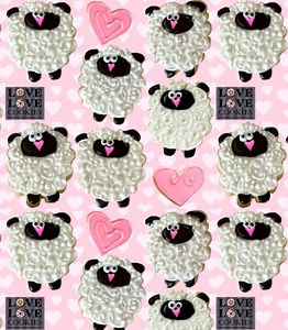 Sheep Sugar Cookies – 12 Pack Animal Baby Shower Favors, First Birthday Treats - Etsy