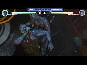 Avatar: The Way of Water - Jake Sully vs Miles Quaritch Final Battle with healthbars