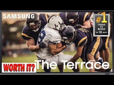 SAMSUNG 55 inch Class QLED 4K The Terrace Partial Sun Outdoor Direct Full - B089B5X28G