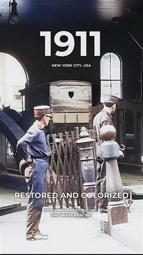 New York City in 1911 - Restored Footage