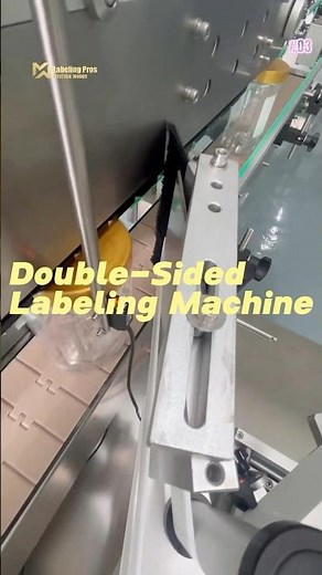 Automate Your Labeling! Two-Side Labeling Machine for Bottles (Flat, Square & More)